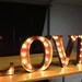 On sale Marquee letters 18 inch tall LOVE sign