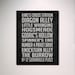 Harry Potter Subway Sign 24" x 36" Poster / Wall Art / Typography Print