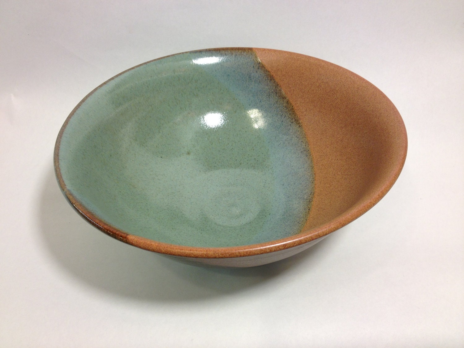 Large Fruit Salad Serving Bowl in Celtic Shore