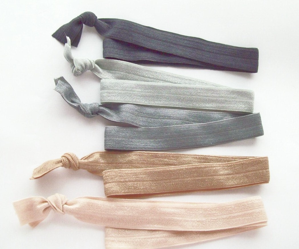 HEADBANDS neutral colors set of 5 for her