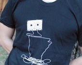 Arkansas Casette Tape unisex black t-shirt