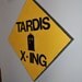 Tardis Crossing Sign