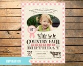Vintage Country Fair Farm Photo Invitation Il_170x135