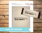 Fossil Hunter Candy Bar Favor Wrapper Il_170x135