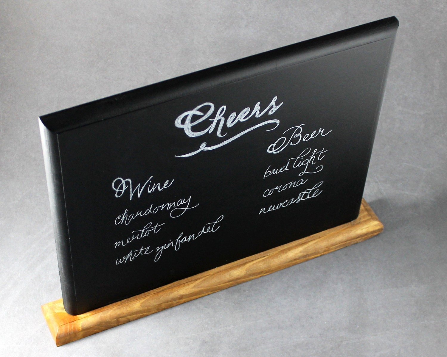 Bar Chalkboard Menu Sign