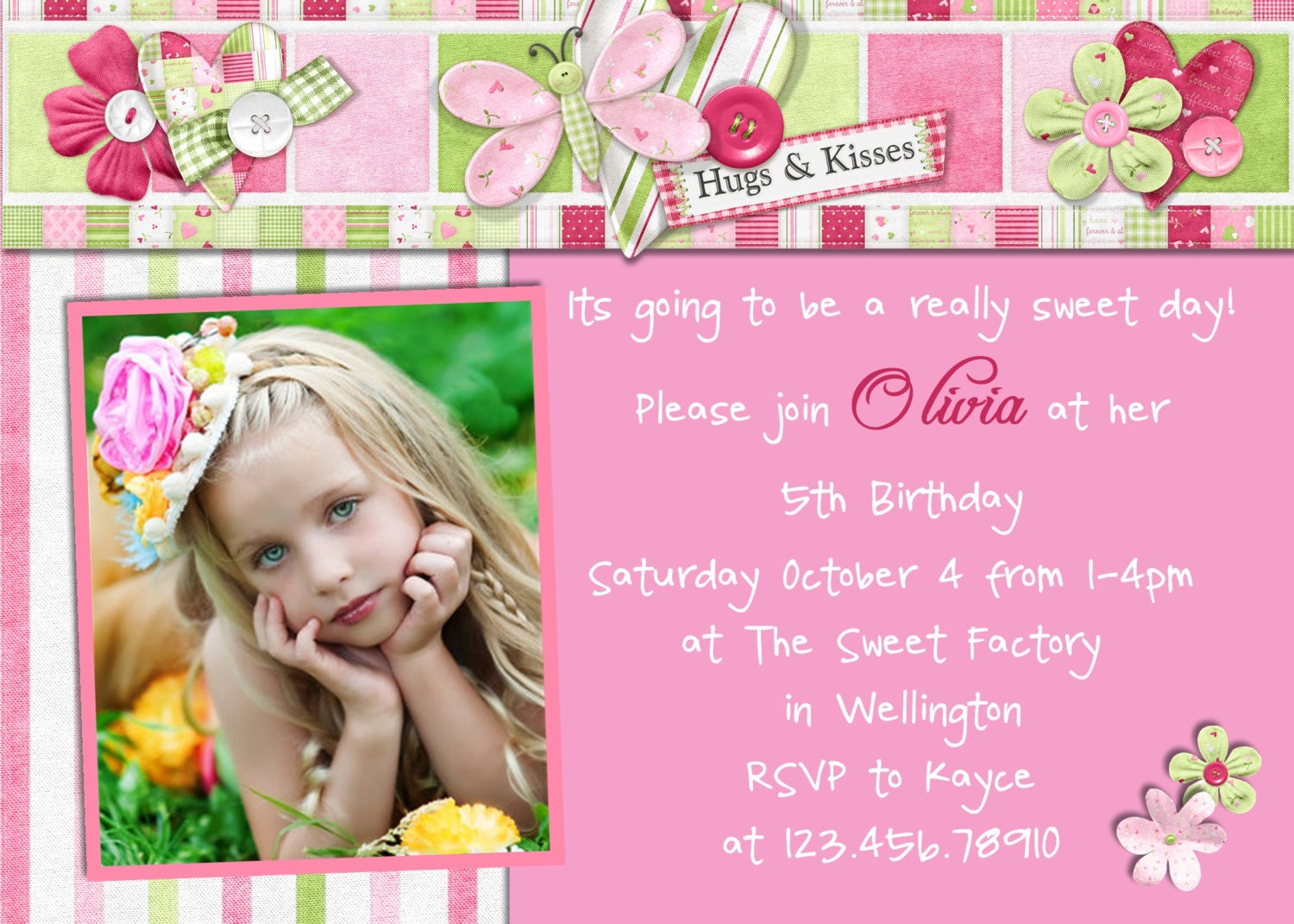 Pink Butterfly Birthday Invitation - Personalized You Print Il_170x135