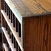 Vintage Oak Post Office Mail Cabinet, Reserved for Kevin