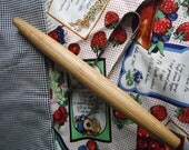French Style Pastry Rolling Pin 12 inch Handmade Oregon Cherry Hardwood Country Contemporary Kitchen Tool Kitchen Utensil Kitchen Essentials