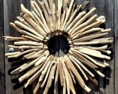 22" Driftwood Sunburst Wreath