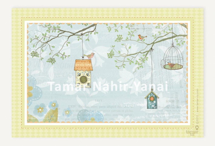 Holland Series Greeting Card - Bird House