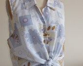 Free Form Blouse /// 80's Vintage