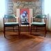 MID CENTURY MODERN Chair in the manor of Hans Wegner Side, Desk, Accent, Occasional, Armchair Walnut Teak Wood Mid Century Modern Furniture