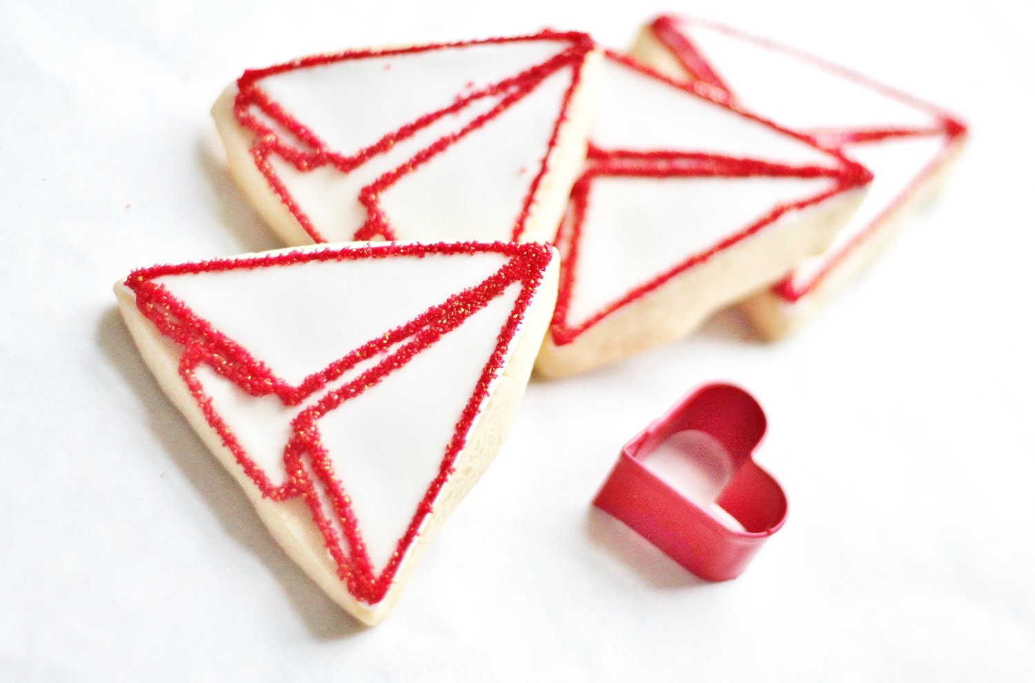 Love Notes - Paper Airplane Decorated Sugar Cookies