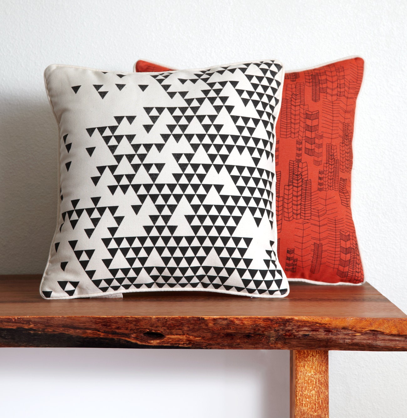 Aztec Triangles Pillow - 16 x 16