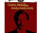 Funny Anchorman I Love Scotch Ron Burgundy Liquor Hip Flask Gift