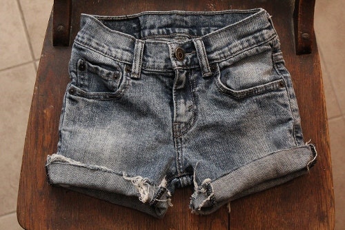 Vintage Levi Cut Off Shorts For Kids