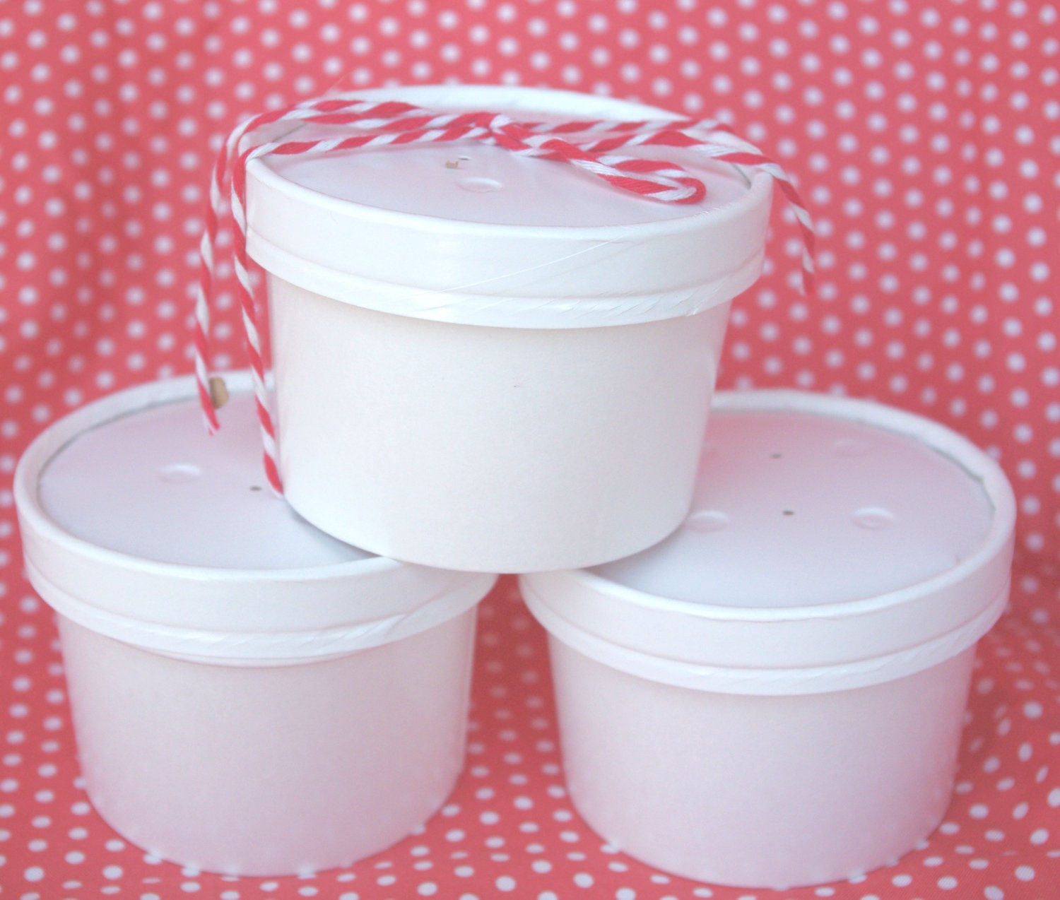 10WhiTE CuPS with Vented Paper Lids with free diy printable--12oz--ice cream socials--parties--weddings gifts 10ct Il_170x135