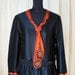 1920's Black and Orange Halloween Dress