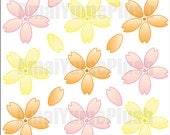 Cherry Blossom Stickers (Set of 24)