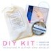 wrap bracelet DIY kits - 2 leather wrap bracelets, rhinestone friendship bracelets, pink and dark blue