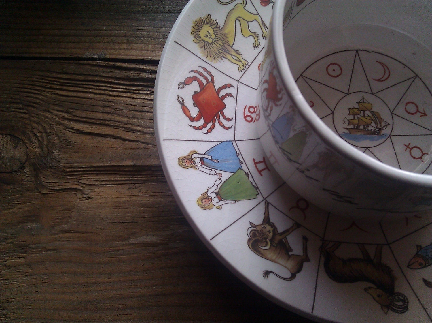 The Taltos Fortune Telling Teacup and saucer