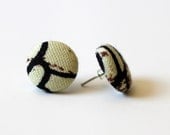 Tanzania Button Earrings