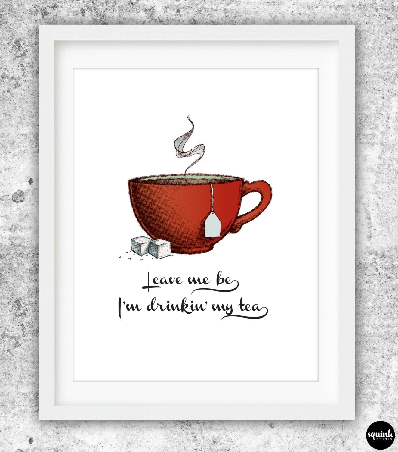 TEA  PRINT - Giclee Art Print