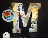 Superhero Wood Letters  (JUMBO SIZE)