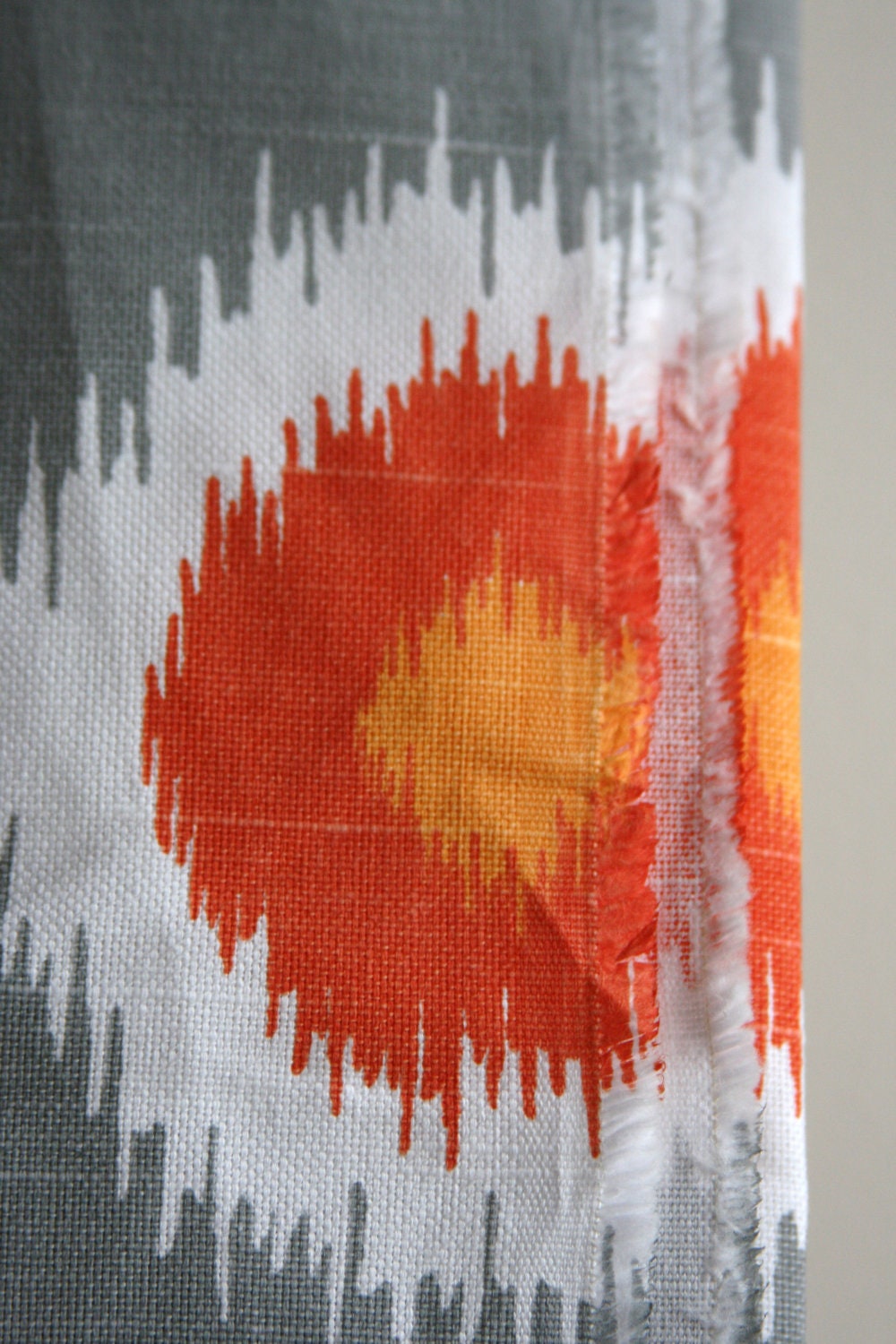 Ikat Domino in Chili Pepper -Home Decor Weight Fabric from Premier Prints - ONE YARD