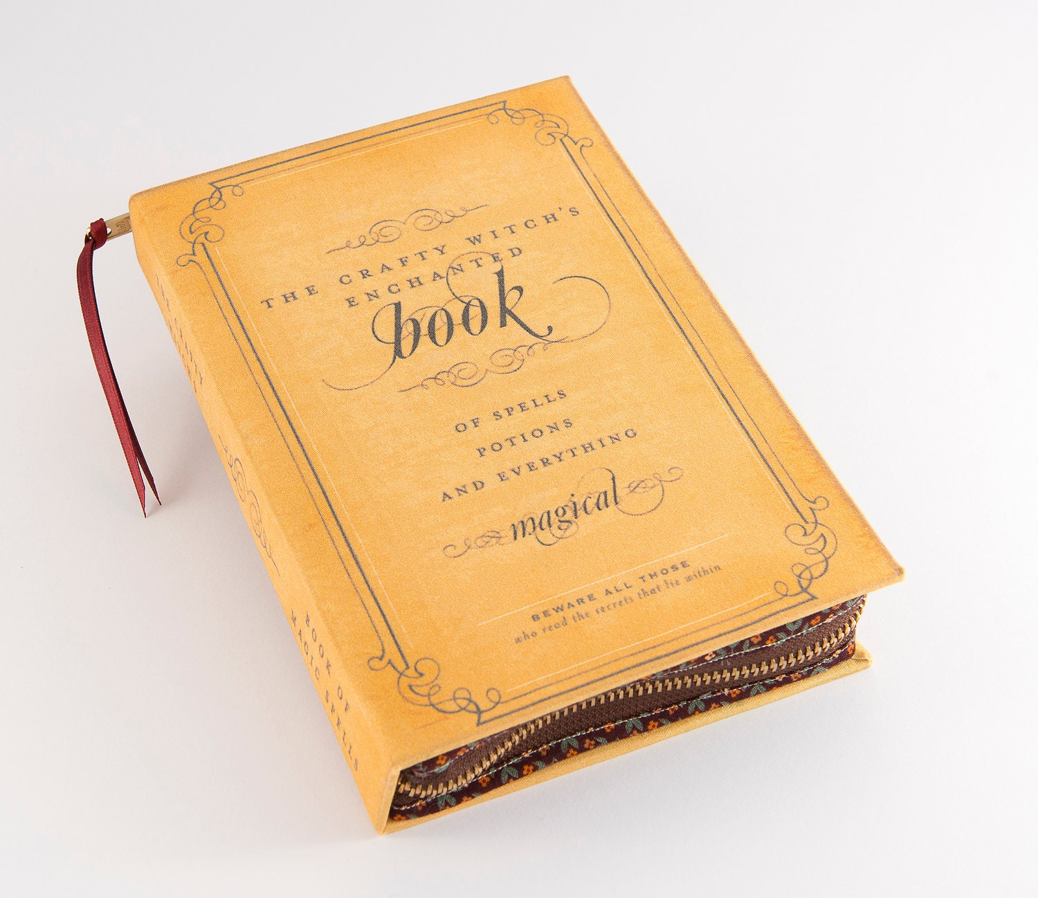 Halloween Spells and Potions Witch Craft Book Clutch