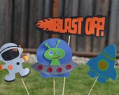 Space party Cetnerpiece