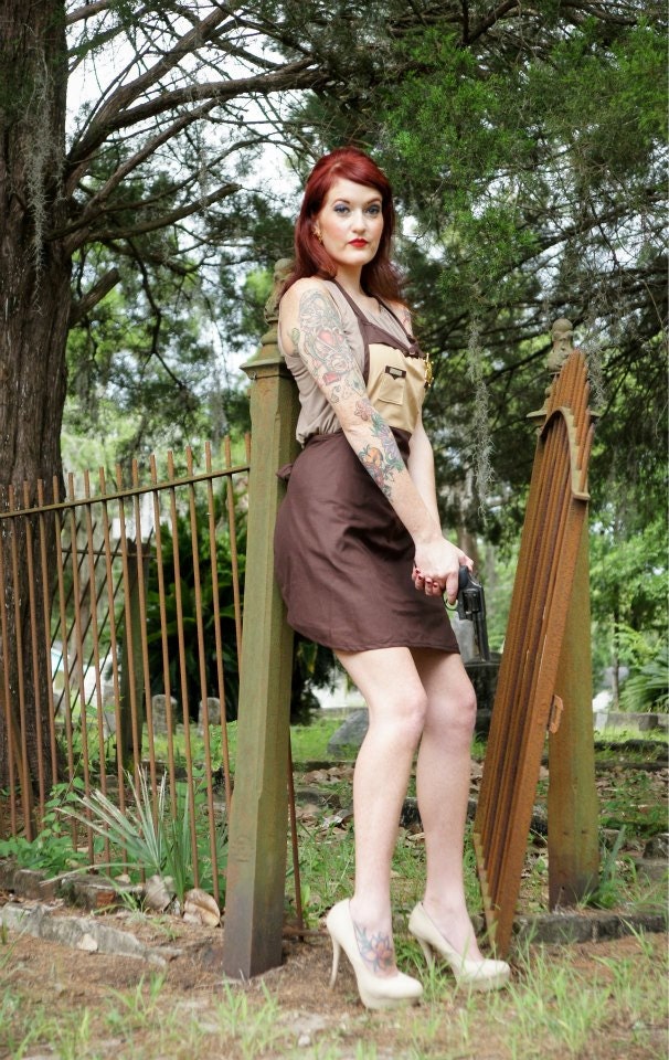 Walking Dead inspired Apron Costume