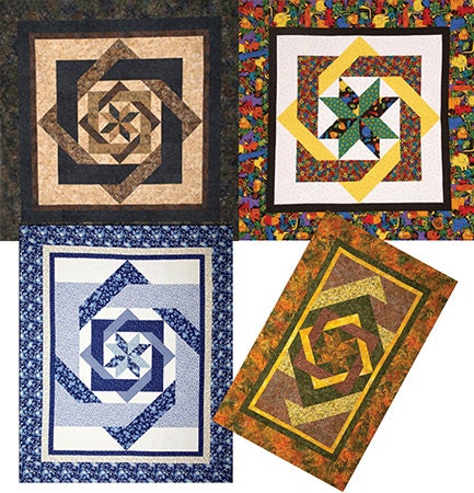 Lap Quilt Pattern, Labyrinth, by  Debbie Maddy