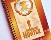 HUNTER Notebook Journal upcycled spiral notebook Recyled Earth Friendly Made from an actual VHS movie cover