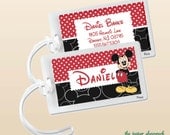 Mickey Mouse Custom Bag Tag or Luggage Tag
