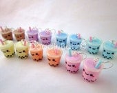 Bubble Tea Boba Drink Kawaii Polymer Clay Earrings
