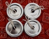 Set of 4 - Mason Jar Drink Lids and Straws - Create your own Tumbler