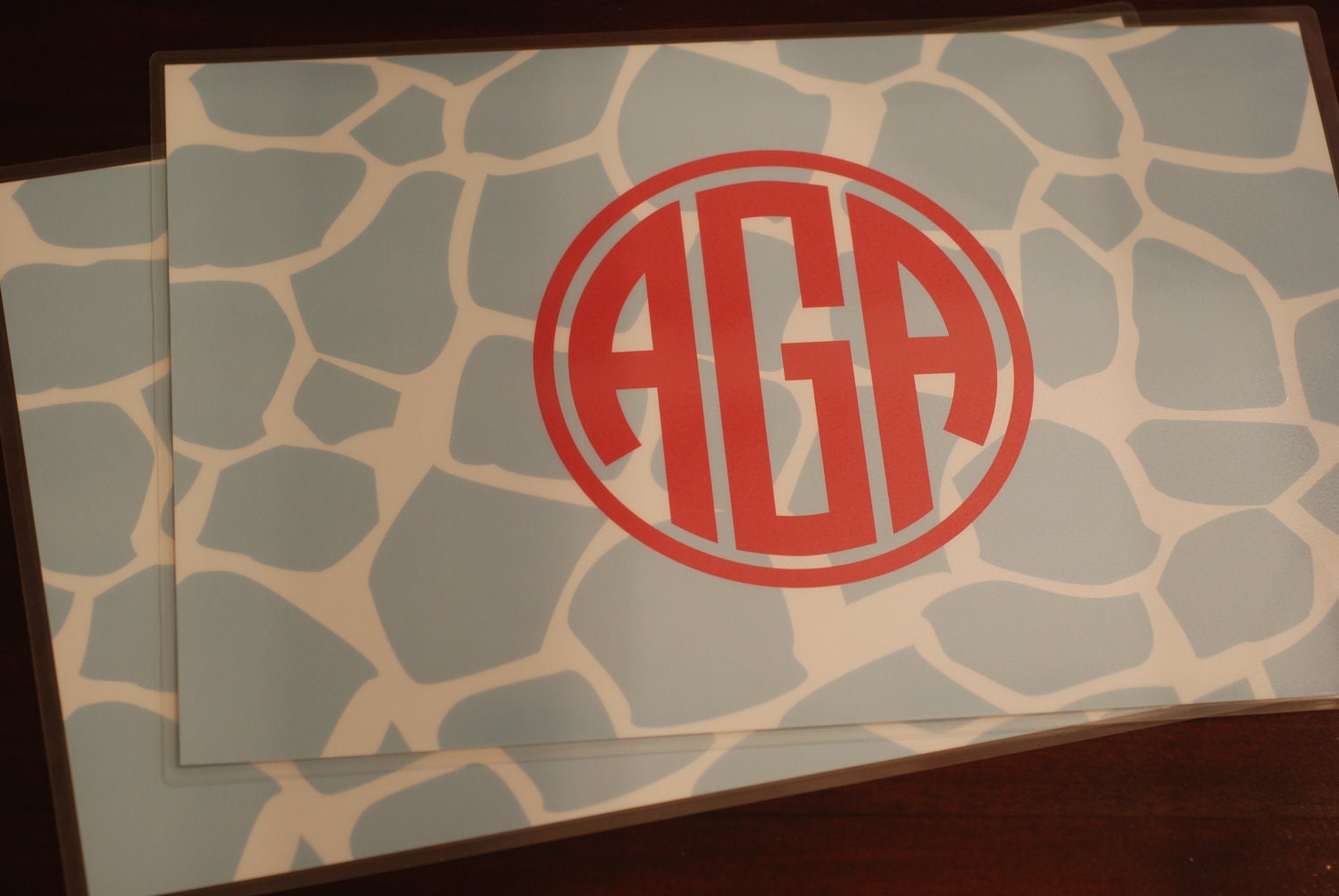 Personalized Monogrammed Placemats