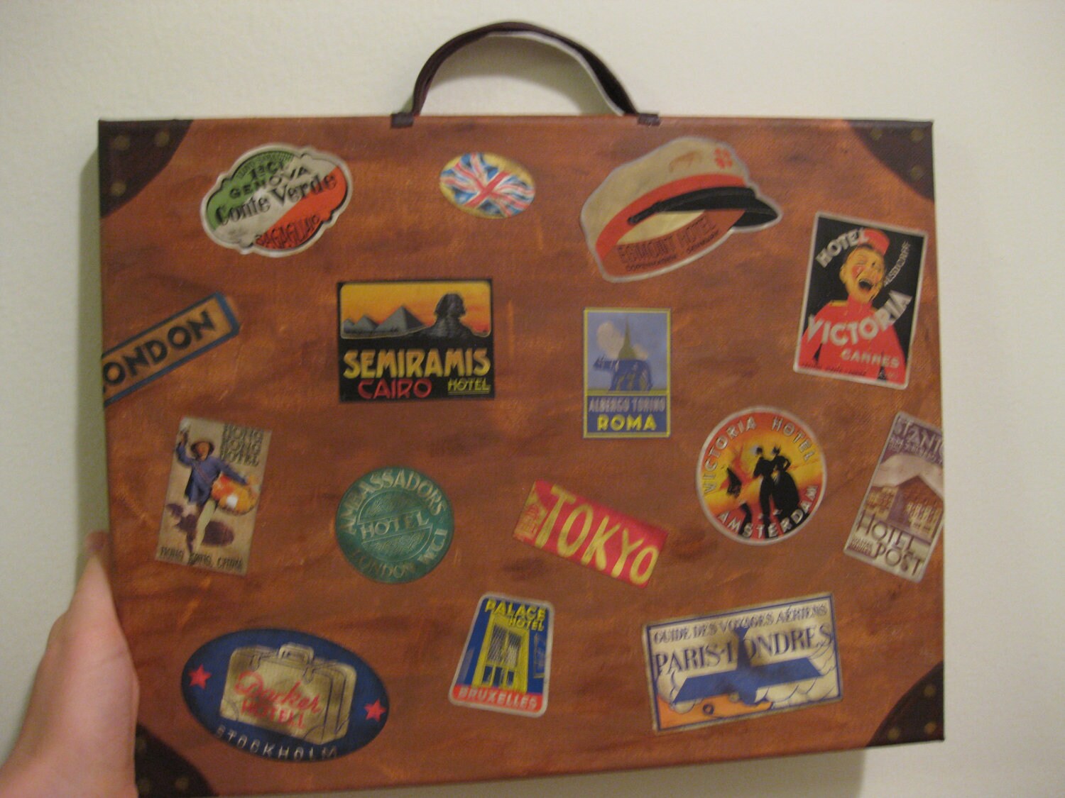 Suitcase Painting