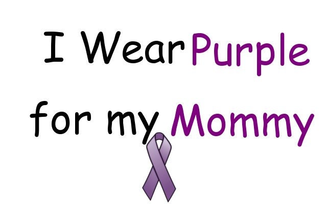 I wear purple for my mommy Baby/Toddler Onesie/Tshirt Many Sizes/Colors Free Shipping