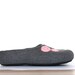 Women house slippers - felted wool slippers Grey and pink - made to order - Mothers day gift