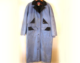 lined duster coat