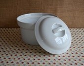 vintage French BIA Cordon Bleu round baking dish
