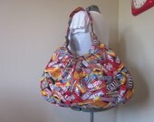 Messenger Bag, Tote Bag, Beach Bag, Large Handbag, candy, chocolate
