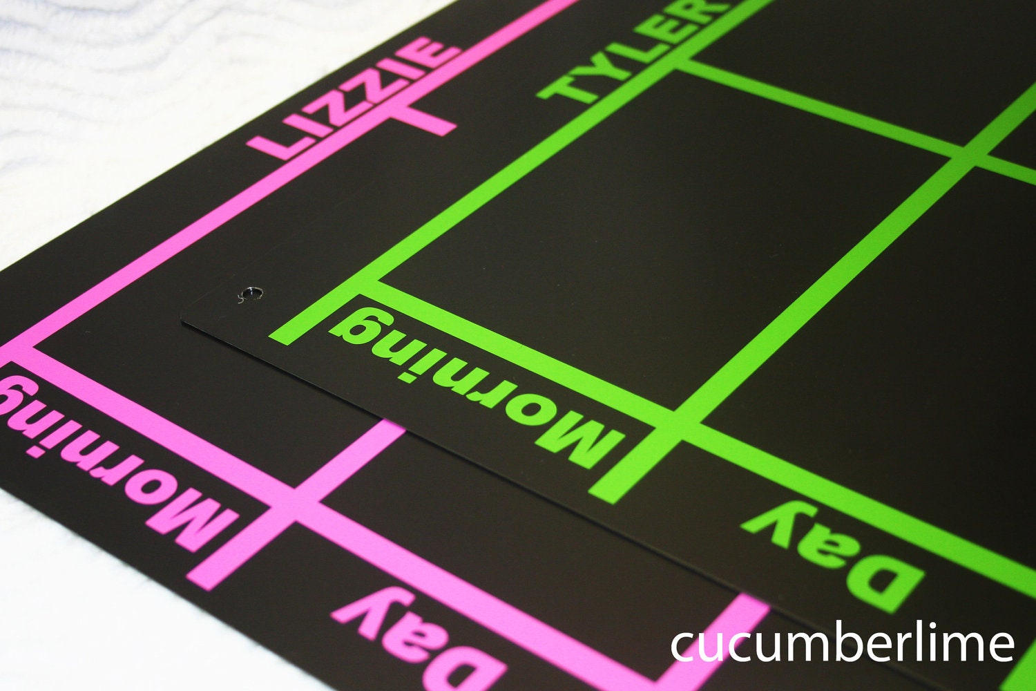 1 Child/ Black Routine Chore Chart