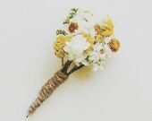 Wildflower Bunch boutonniere pin