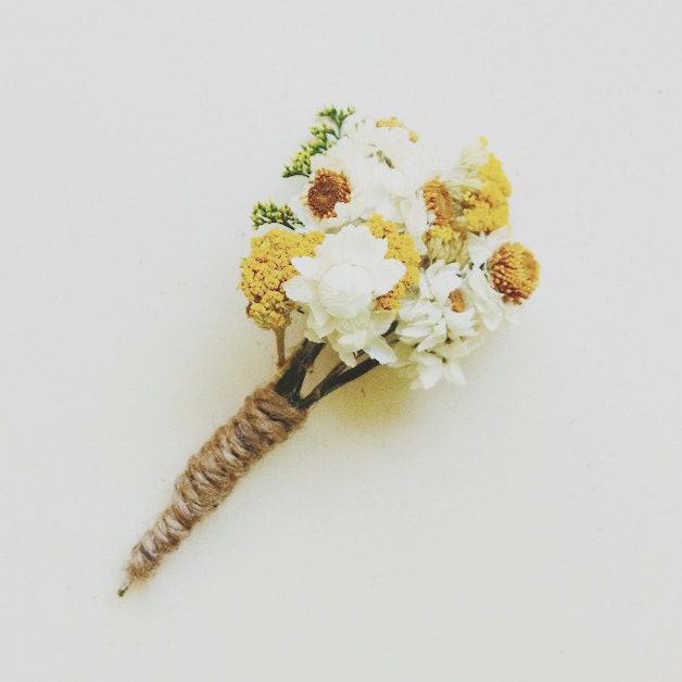 Wildflower Bunch boutonniere pin