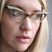 Vintage 50's Cocoa Fade Cat Eyeglasses Sunglass Frames