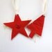 Christmas Gift Tags, Fabric Gift Tags, Rustic Ornaments