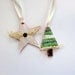 Christmas Gift Tags, Fabric Gift Tags, Rustic Ornaments